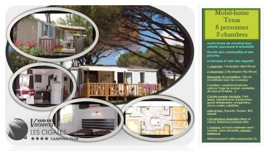 Mobil Home Detente 8 Personnes Le Muy France